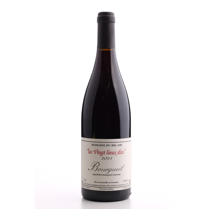 BOURGUEIL LES VINS LIEUX DITS DOMAINE DU BEL AIR