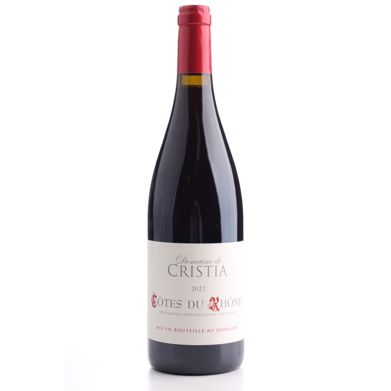 COTES DU RHONE 2022 DOMAINE DE CRISTIA