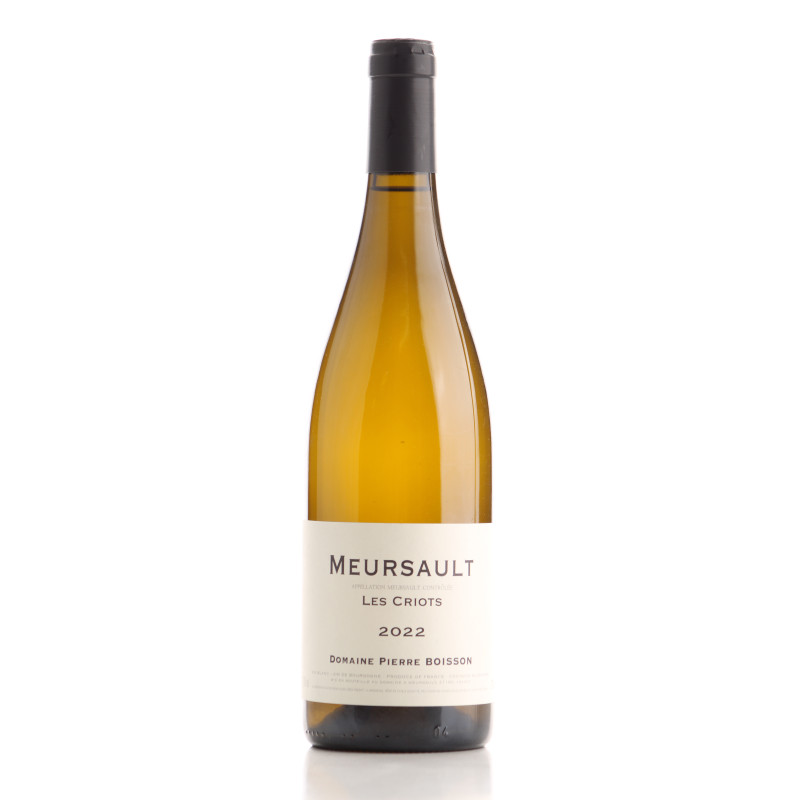 Meursault Les Criots 2022 - Pierre Boisson - Achetezduvin.fr
