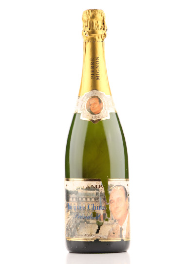 CHAMPAGNE BRUT CUVEE JACQUES CHIRAC PRESIDENT PIERRE MIGNON