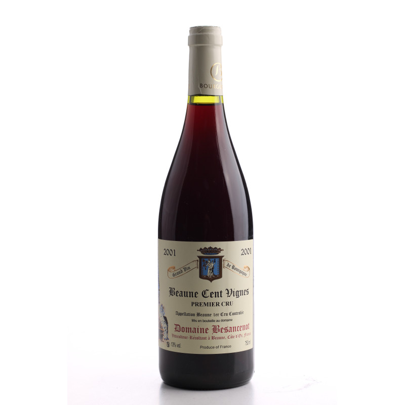 Besancenot Beaune 1er Cru Cent Vignes 2001 | AchetezDuVin.fr