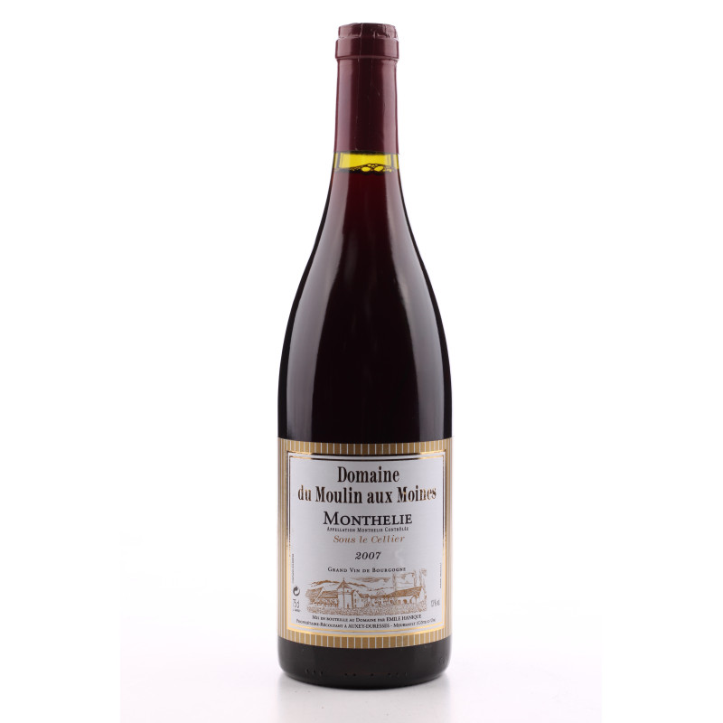 MONTHELIE SOUS LE CELLIER 2007 DOMAINE DU MOULIN AUX MOINES